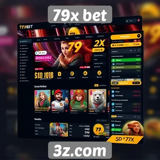 Interface do usuário do 79x bet é amigável
